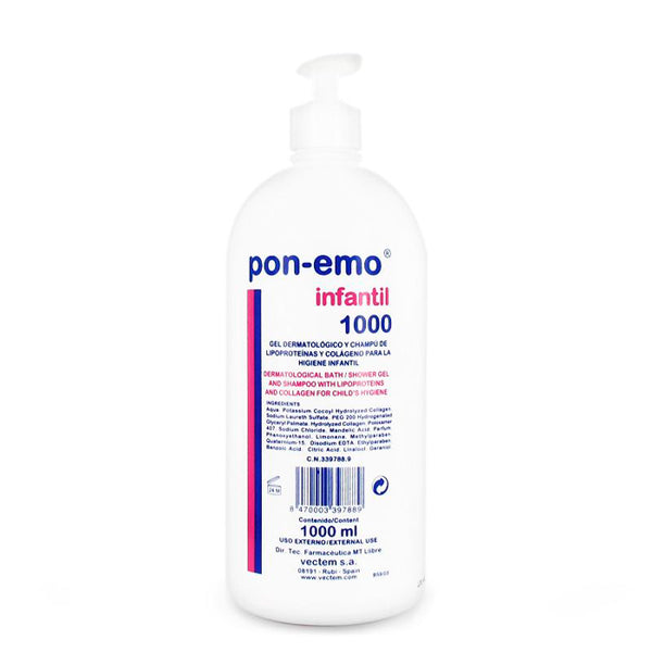 Vectem Pon-Emo Infant Gel-Shampoo 1000ml - Jag Couture Beauty