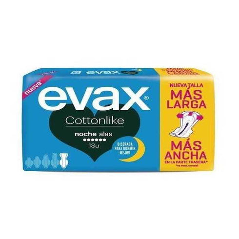 Evax Cottonlike Night Wings 18 Units - Jag Couture Beauty