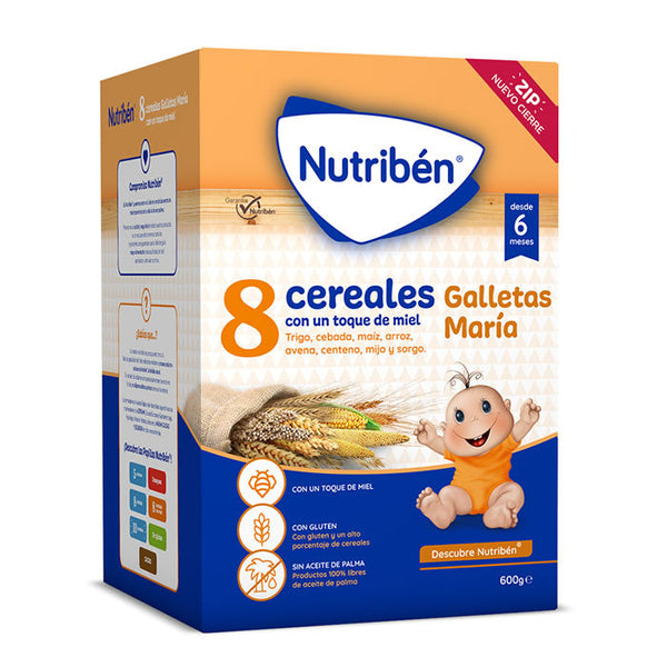 Nutriben 8 Cereals Honey Biscuits 600g Jag Couture Beauty