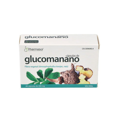 Homeosor Glucomanano 490mg 48 Capsules - Jag Couture Beauty