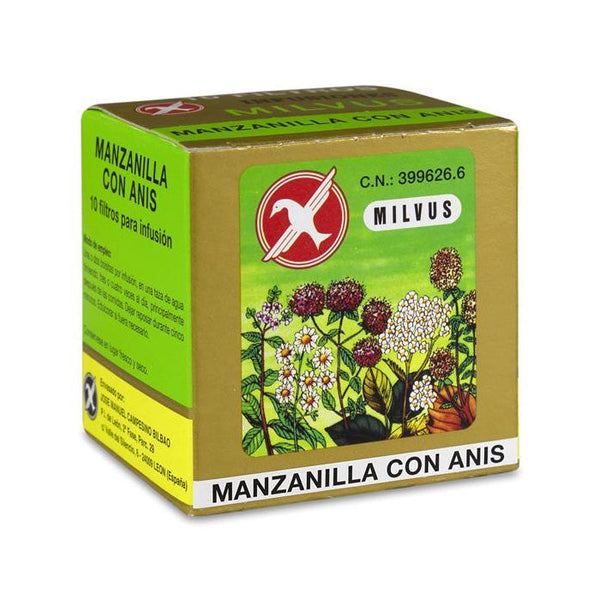 Milvus Chamomile with Aniseed 10 Filters Jag Couture Beauty