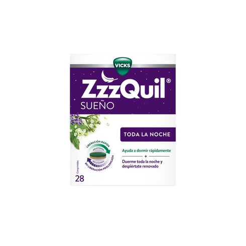 ZzzQuil Sleep All Night 28 Tablets - Jag Couture Beauty