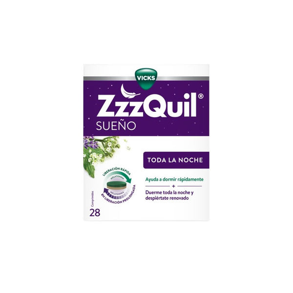 ZzzQuil Sleep All Night 28 Tablets - Jag Couture Beauty