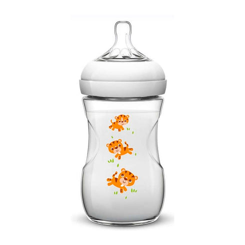 Avent Tigers Natural Bottle 260ml 1U - Jag Couture Beauty