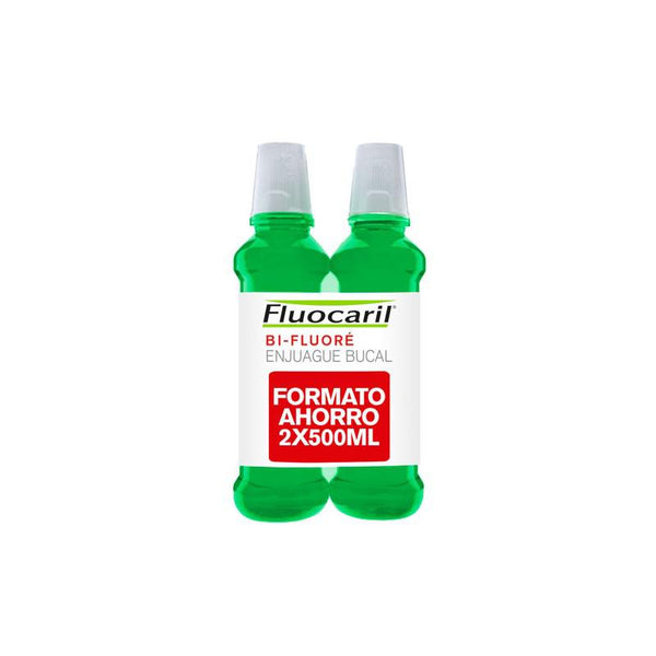 Fluocaril Mouthwash Bi Fluore 2x500ml Duo - Jag Couture Beauty