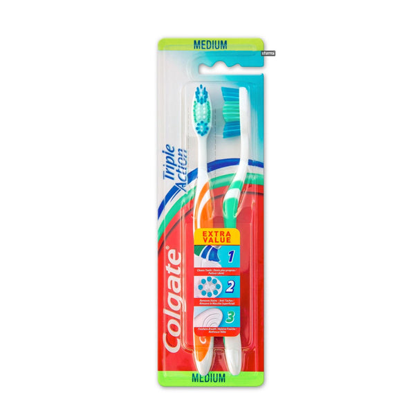 Cepillo D Colgate Triple Accion 2 Uds - Jag Couture Beauty