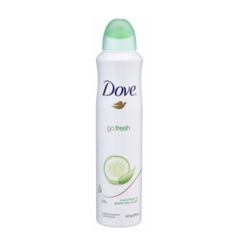 Dove Go Fresh Cucumber And Green Tea Deodorant Spray 250ml Jag Couture Beauty