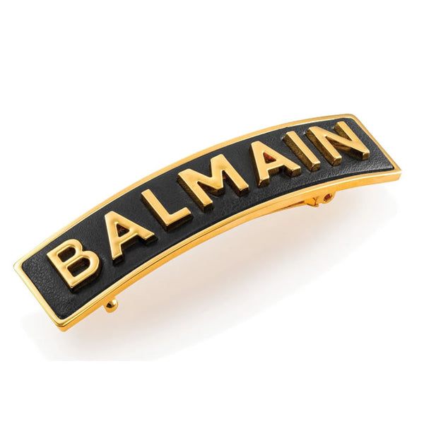 Balmain 18K Gold Plated Barrette Pour Cheveux Medium - Jag Couture Beauty