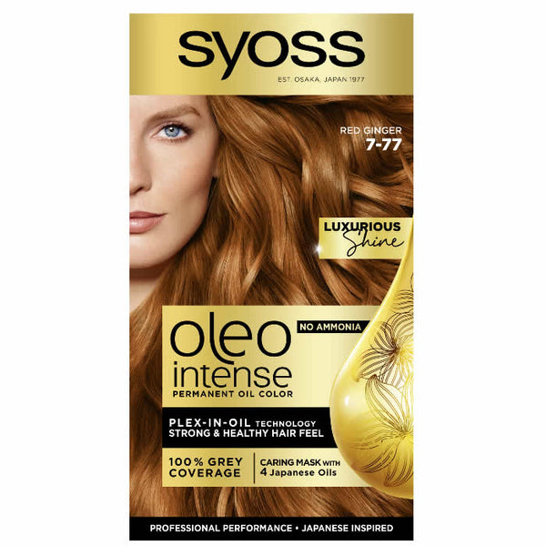 Syoss Oleo Intense Permanent Hair Color 7-77 Dark Blonde Jag Couture Beauty