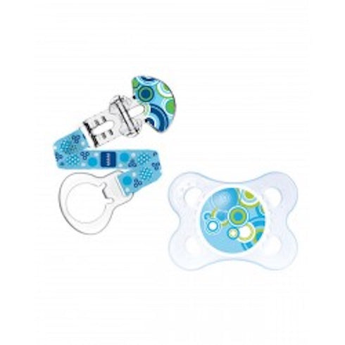 Mam Mini Silicone Soother 0-7 Months +Brooch - Jag Couture Beauty