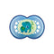 Mam Baby Dummy Original 6+ Silicone Blue Jag Couture Beauty