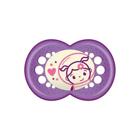 Mam Baby Dummy Original Night 16+ Silicone Pink - Jag Couture Beauty