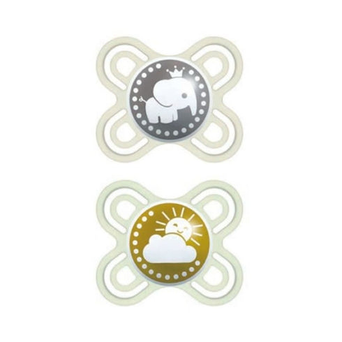 Mam Perfect Start 0-2 Silicone Pacifier 2 Units - Jag Couture Beauty