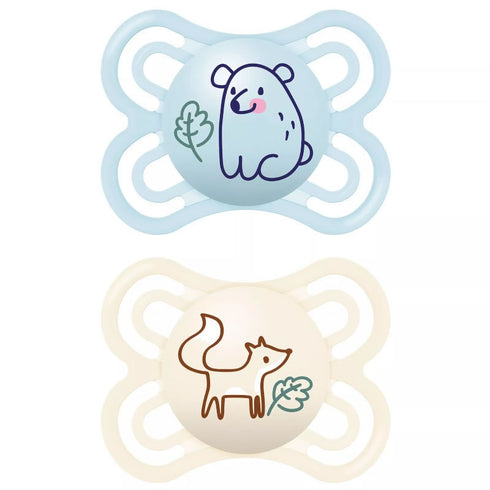 Mam Perfect Pacifier 2-6M 2 Units Blue - Jag Couture Beauty