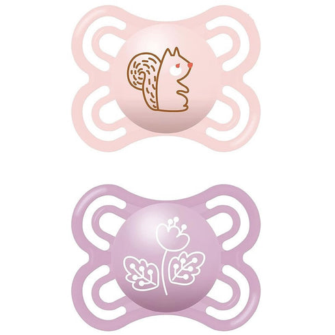 Mam Perfect Pacifier 2-6M 2 Units Pink - Jag Couture Beauty
