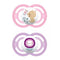 Mam Perfect +6M Silicone Pacifier Pink/Purple 2 Units - Jag Couture Beauty
