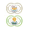 Mam Perfect +6M Silicone Pacifier Yellow/Green 2 Units - Jag Couture Beauty