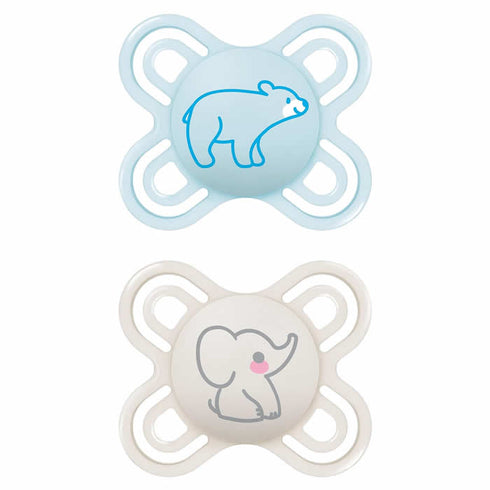 Mam Pacifier Perfect 16+ Silicone 2 Units Blue - Jag Couture Beauty
