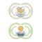 Mam Perfect Symmetrical Silicone Pacifier +16 Months Matt N Double Pack - Jag Couture Beauty