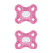 Mam Comfort Pacifier 100% Silicone Pink With Sterilizing Box 2 Units - Jag Couture Beauty