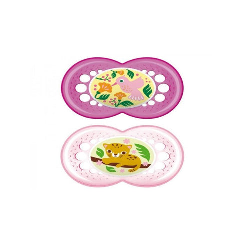 Mam Baby Original Soother 16+ Silicone Pink 2U Jag Couture Beauty
