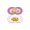 Mam Baby Original Soother 16+ Silicone Pink 2U Jag Couture Beauty