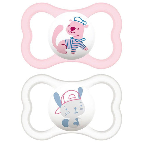 Mam Baby Dummy Air 6+ Silicone Pink 2U Jag Couture Beauty