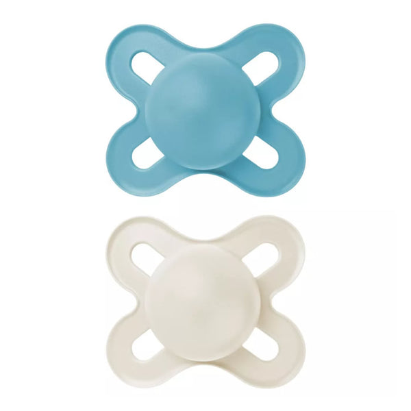 Mam Original Start Silicone 0-2 M 2 Unit Blue Color - Jag Couture Beauty