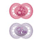 Mam Original Pure Silicone Pacifier +16 Months Pink/Lilac 2 Units - Jag Couture Beauty