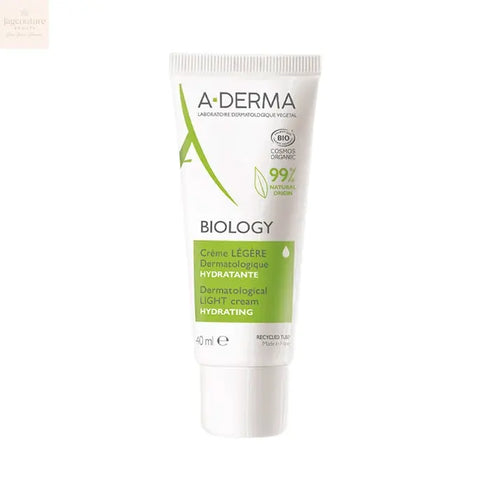 A-Derma Biology Light Moisturising Cream 40ml - Jag Couture Beauty