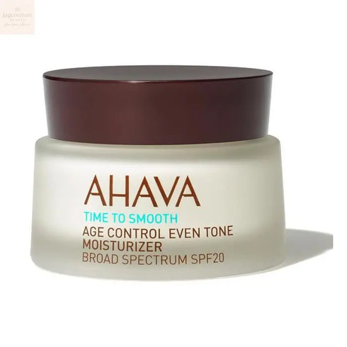 Ahava Time To Smooth Age Control Even Tone Moisturizer Spf20 50ml Jag Couture Beauty