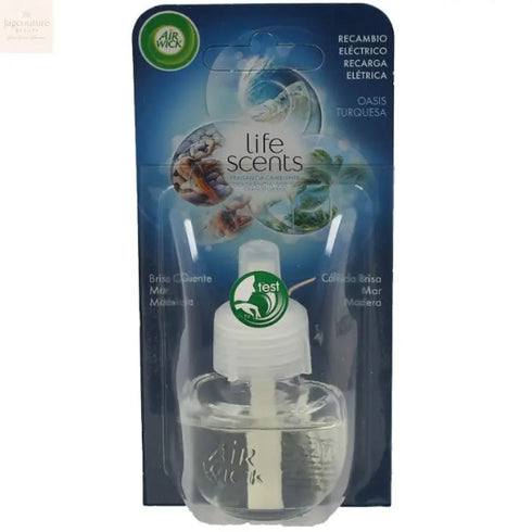 Air-Wick Life Scents Oasis Turquesa Electric Air Freshener Refill 17ml Jag Couture Beauty