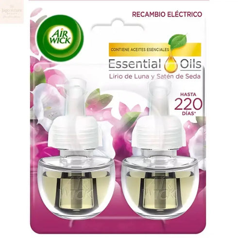 Air-Wick Smooth Satin And Moon Lilly Electric Air Freshener Refill 2x19ml Jag Couture Beauty