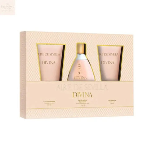 Aire De Sevilla Divina Eau De Toilette For Woman Spray 150ml Set 3 Pieces - Jag Couture Beauty