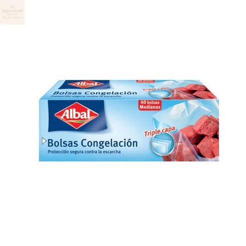 Albal Medium Triple Layer Freezing Bag 40 Units Jag Couture Beauty