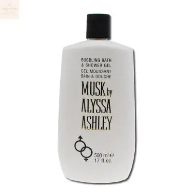 Alyssa Ashley Musk Bubbling Bath and Shower Gel 500ml - Jag Couture Beauty
