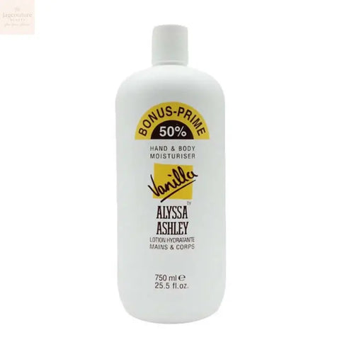 Alyssa Ashley Vanilla Hand And Body Moisturizer 750ml Jag Couture Beauty