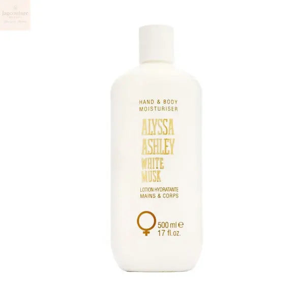 Alyssa Ashley White Musk Hand & Body Moisturiser 500ml - Jag Couture Beauty