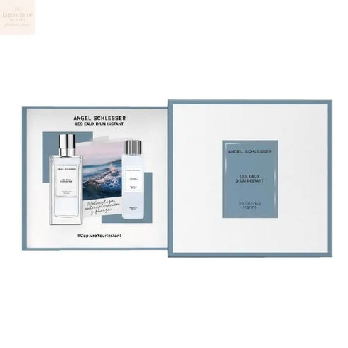 Angel Schlesser Instinctive Marine Eau De Toilette Spray 100ml Set 2 Pieces Jag Couture Beauty