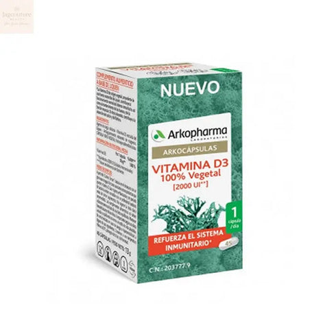 Arkocapsulas Vitamin D3 45 Capsules Jag Couture Beauty