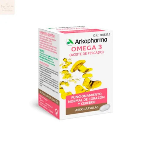 Arkopharma Arkocaps Omega 3 Fish Oil 100 Capsules - Jag Couture Beauty