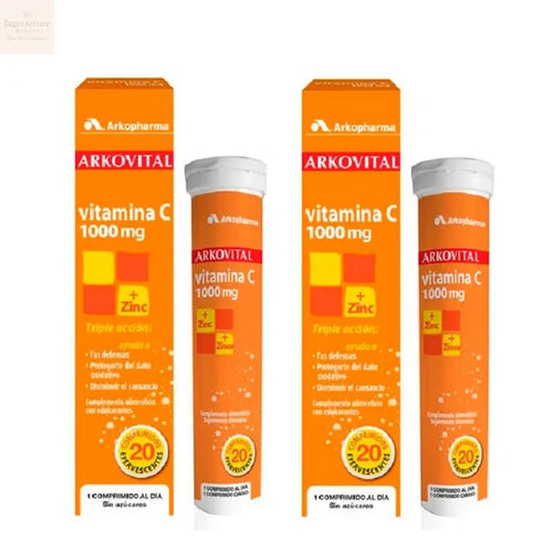 Arkopharma Arkovital Vitamin C 20 Effervescent Tablets Duplo Jag Couture Beauty