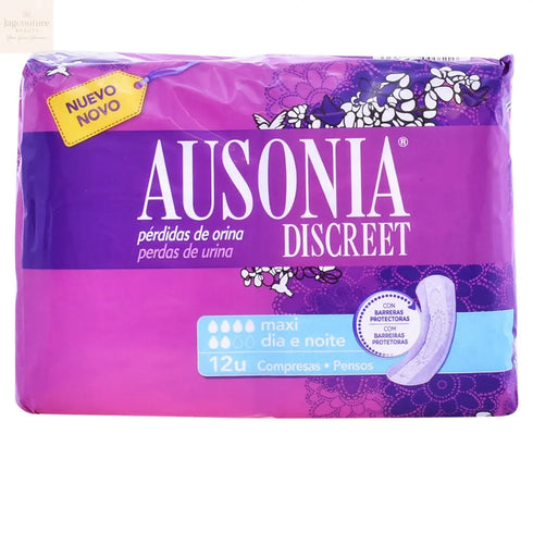 Ausonia Discreet Maxi Sanitary Towels 12 Units Jag Couture Beauty