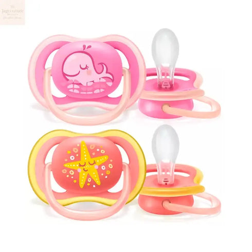 Avent Ultra Air Pacifier Girl +18 Months 2U Jag Couture Beauty
