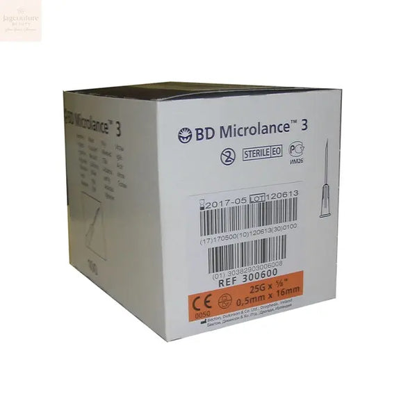 BD Microlance Needle 0,5mm x 16mm 100 Units Jag Couture Beauty