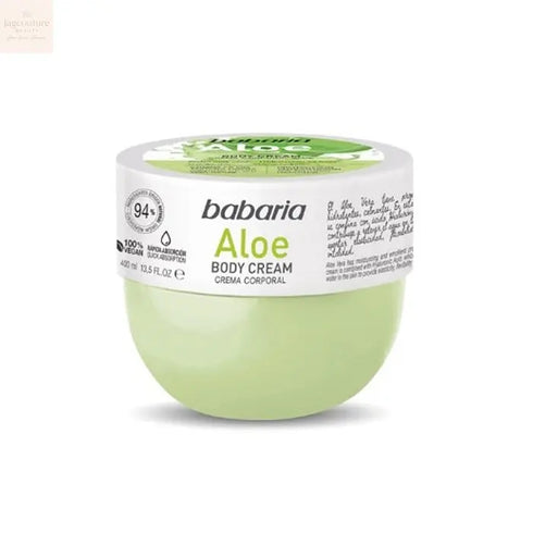 Babaria Aloe Body Cream 400ml Jag Couture Beauty