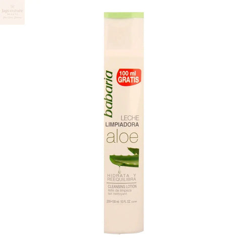 Babaria Aloe Vera Cleansing Lotion 200ml + 100ml Free - Jag Couture Beauty