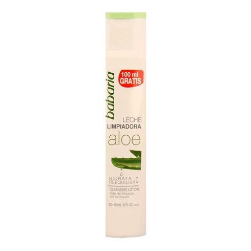 Babaria Aloe Vera Cleansing Lotion 200ml + 100ml Free Jag Couture Beauty