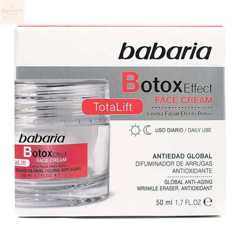 Babaria Botox Effect Crema Facial Totalift 50ml Jag Couture Beauty