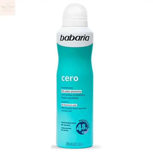 Babaria Cero Deodorant Spray 200ml Jag Couture Beauty